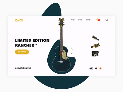 Guitar figma figmadesign ui uidesign web webdesign