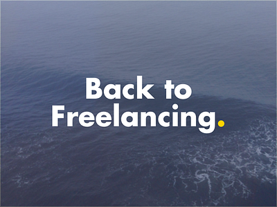 Back to Freelancing. freelance futura unsplash