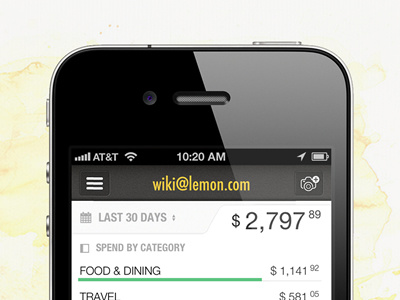 Lemon Receipts for iPhone