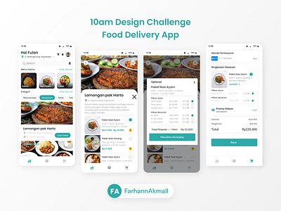 Food Delivery App for 10am Design Challenge