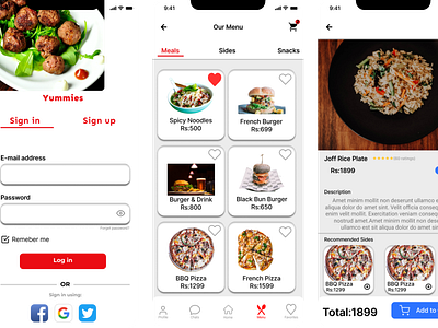 Food App UI