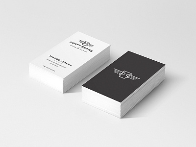 Swift Beans Identity branding business card coffee icon identity logo minimal type