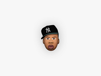 Jay Z Emoji app custom emoji illustration ios