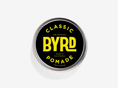 BYRD Hairdo Products branding byrd grooming hair identity logo mens packaging pomade surf tin