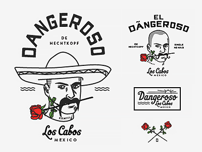 El Dangeroso illustration logo mexican spanish tshirt