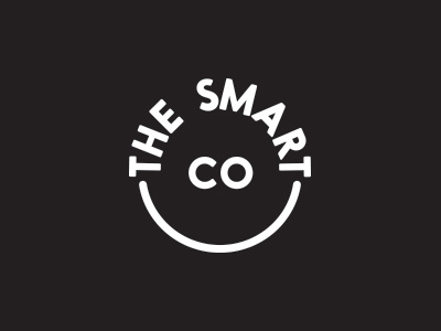 The Smart Co. branding food identity logo smiley