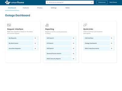 Dashboard UI Design