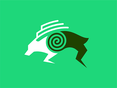 Dublin Lash Icon deer esports icon logo spiral