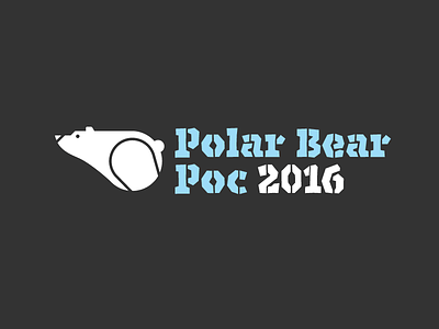 Polar Bear Poc bear gaa hurling logo polar bear