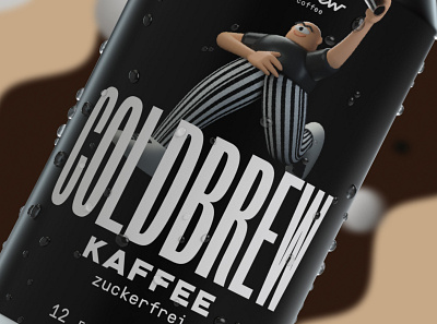 Monobrew - Coldbrew 3d after effects animation branding character character design design illustration logo vector