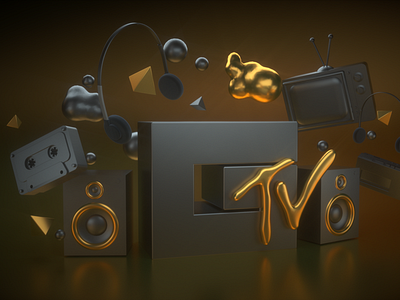 G tv 3d branding broadcast logo motiongraphics