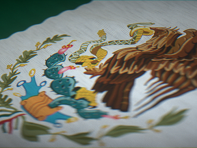 My beautiful Mexico 3d fabric flag mexico octane otoy september