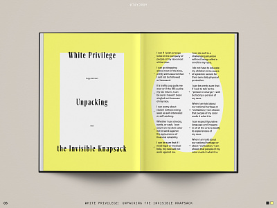 Spread Study 05 book book interior design editorial editorial design layout list print type typography