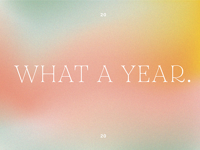a blur of a year blur colorful gradient holiday new year simple typography