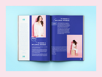 consumer report color blocking consumer report editorial grid layout design magazine millennial women print text type