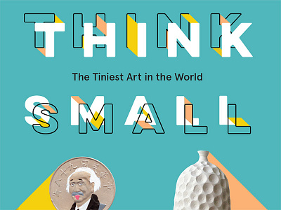 small art in a small book art book cover cover design editorial typography