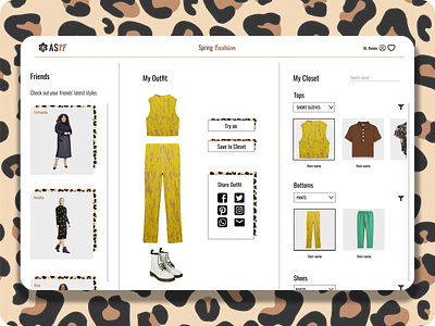 Daily UI 010- Clueless Outfit Picker, Updated clueless daily ui daily ui 010 daily ui 10 design fashion ui