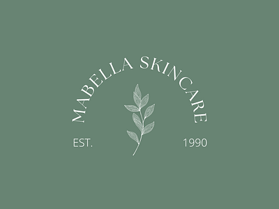 Mabella skincare logo design