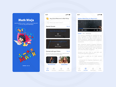 Maths APP UI Design