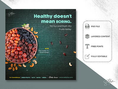 E-commerce Banner || Healthy Foods.