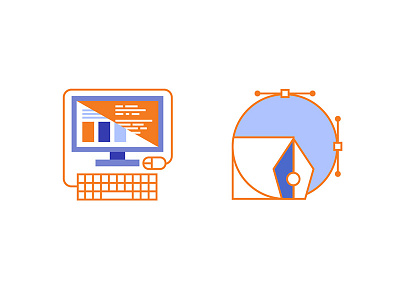Websites & Logos code computer design illustration keyboard logo pen vector web website