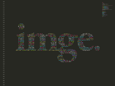 <html> IMGE </html> code developer html imge lines programer tech technology type typography
