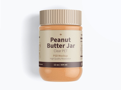 peanut butter jar mockup