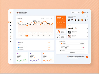 Financial Dashboard UI Design