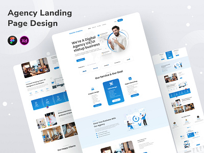 Agency Landing Page UI Design