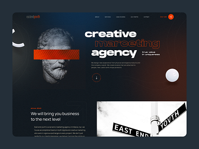 EastendVovth creative marketing agency agency creative agency design graphic design marketing agency ui ux web agency web design web studio webdesign