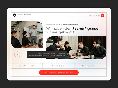 Ludewig Marketing landing page agency design digital agency digital marketing graphic design landing page marketing marketing agency ui ux web design webdesign
