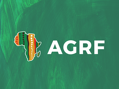 AGRF - Logo africa african brand african culture brand identity branding design illustration logo logo design vector
