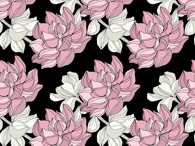 hand drawn floral pattern