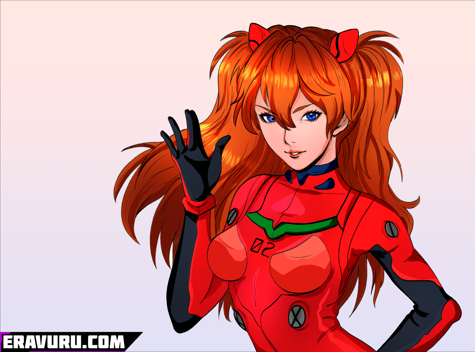 Evangelion Asuka Langley Soryu by Angelina Kostritskaya on Dribbble