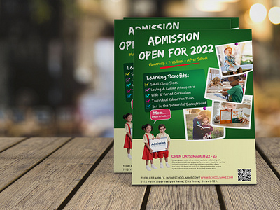 School Admission Opening Flyer Design