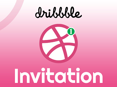 Dribbble 1 invitation design designer invite
