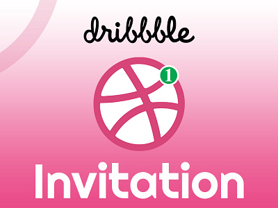 Dribbble 1 invitation