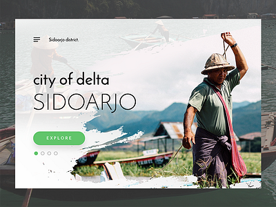 Sidoarjo - City of Delta card clean hero homepage inspiration landingpage mockup sidoarjo social uidesign webdesign