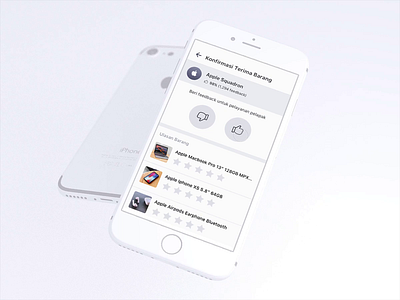 Revamping Bukalapak's Feedback & Review Page animation apps bukalapak clean feedback interaction design ios minimalis rating revamp review seller simple