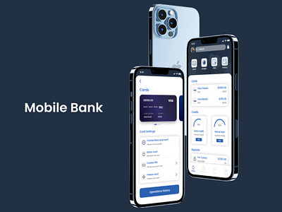 Mobile Bank app banking design figma icon ui ux