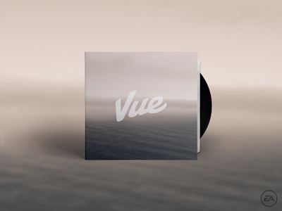 Vue Logo app brand branding cd cover ea identity iphone logo music