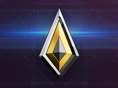 Rank Icon #2 badge emblem futuristic game icon rank sci fi space ui