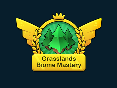 Koh Biomemastery achievement badge biome emblem game icon rank ui