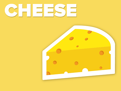 CHEESE! cheese icon sticker