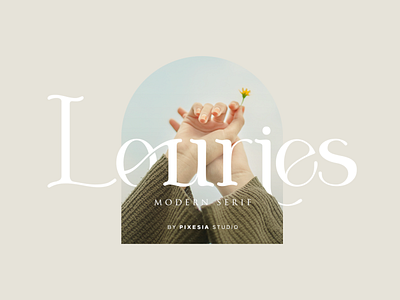 Louries - A Modern Serif Typeface design font serif font typeface