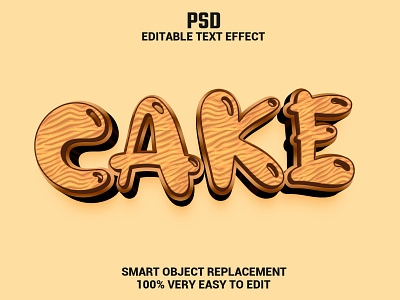 Cake 3d editable text effect 3d 3d font 3d style 3d text 3d type background cake candy choco cute editable text effect testy text effect typography word