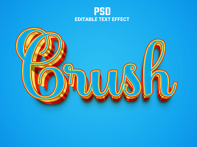 Crush 3d Editable Text Effect 3d 3d effect 3d font 3d style bold colorful font creative font crush modren sign simple style text text effect typeface typography