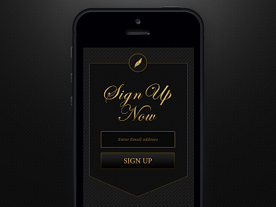 Minimal Mobile Sign Up design elegant interface minimal mobile sign up ui ux