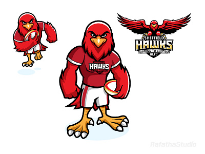 Sheffield Hawks mascot design