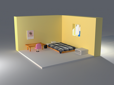 C4D indoor c4d